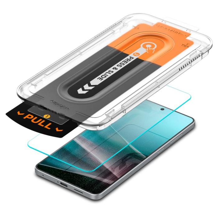 Bild 4, Spigen Spigen Galaxy S25 Edge Skärmskydd GLAS.tR 
