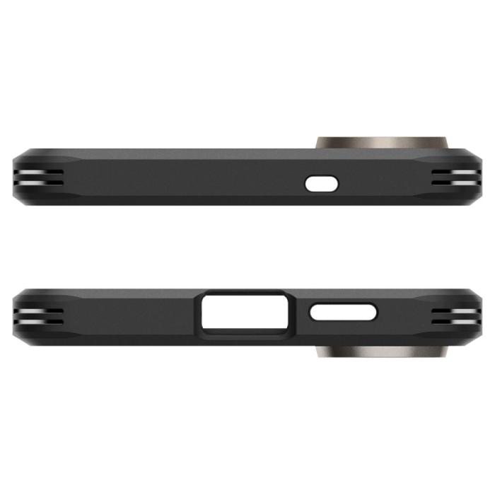 Bild 5, Spigen Spigen Galaxy S25 Edge Skal MagSafe Tough Armor Gunmetal - Teknikhallen.se