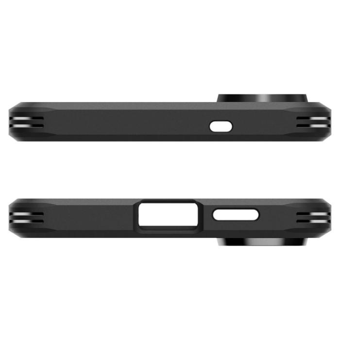 Bild 5, Spigen Spigen Galaxy S25 Edge Skal MagSafe Tough Armor Svart - Teknikhallen.se