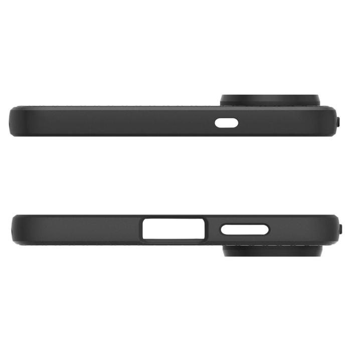 Bild 6, Spigen Spigen Galaxy S25 Edge Skal Liquid Air Matt Svart - Teknikhallen.se