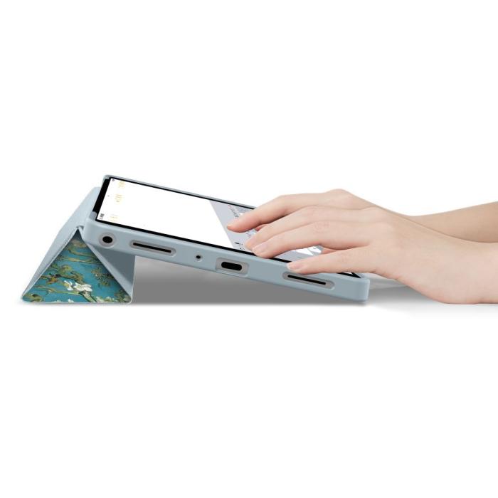 Bild 6, Tech-Protect Tech-Protect Galaxy Tab A11 Plus/A9 Plus Fodral SmartCase Sakura - Teknikhallen.se