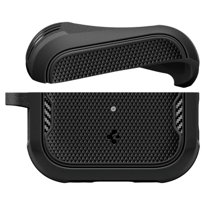 Bild 4, Spigen Spigen AirPods Pro 3 Skal Core Armor Matt Svart - Teknikhallen.se