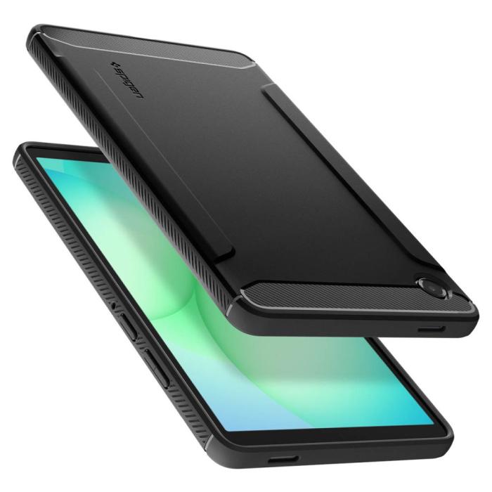 Bild 6, Spigen Spigen Galaxy Tab A11 Skal Rugged Armor Matt Svart - Teknikhallen.se