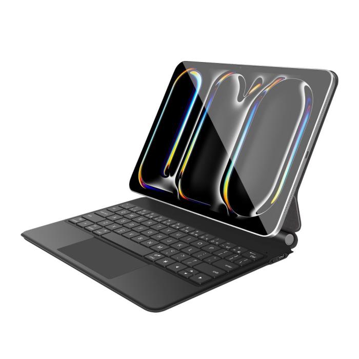 Bild 2, Tech-Protect Tech-Protect iPad Pro 11 2025/2024 Fodral SC Tangentbord Svart - Teknikhallen.se