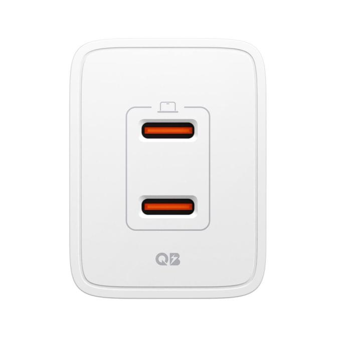 Bild 2, Spigen Spigen 47W Väggladdare USB-C Essential Vit - Teknikhallen.se
