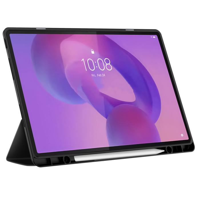 Bild 4, Tech-Protect Tech-Protect Lenovo Idea Tab Plus Fodral SC Pennhållare Svart - Teknikhallen.se