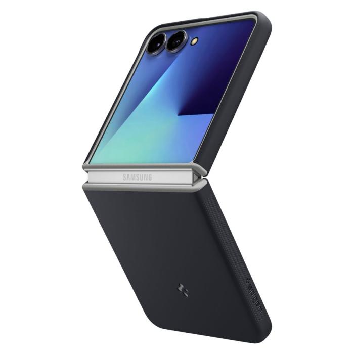 Bild 2, Spigen Spigen Galaxy Z Flip 7 Skal MagSafe Nano Pop Black Sesame - Teknikhallen.se