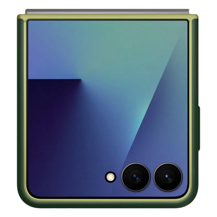 Bild 3, Spigen Spigen Samsung Galaxy Z Flip 7 Skal MagSafe Nano Pop Avo Green - Teknikhallen.se
