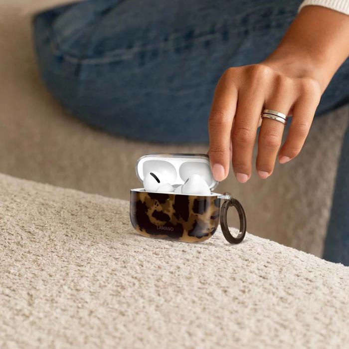 Bild 4, Tech-Protect Tech-Protect AirPods Pro 3 Skal Lamano Panther - Teknikhallen.se