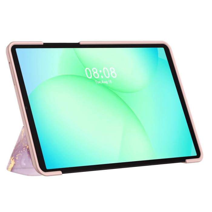 Bild 4, Tech-Protect Tech-Protect Samsung Galaxy Tab A11/A9 Fodral SmartCase Marble - Teknikhallen.se