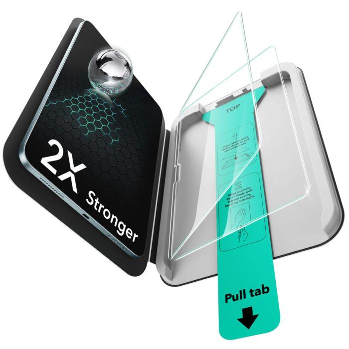 Bild 2, ESR ESR iPad Pro 11 2025/2024 2-PACK Skärmskydd UltraFit Härdat Glas - Teknikhallen.se
