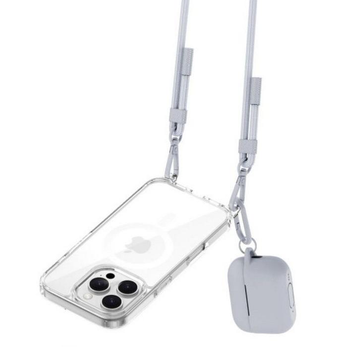 Bild 3, Tech-Protect Tech-Protect Mobilsnöre CrossBody Rope Steel Grey - Teknikhallen.se