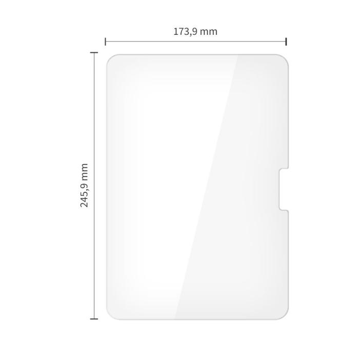 Bild 2, Tech-Protect Tech-Protect iPad Pro 11 2025/2024 2-PACK Skärmskydd GlassFit+ - Teknikhallen.se