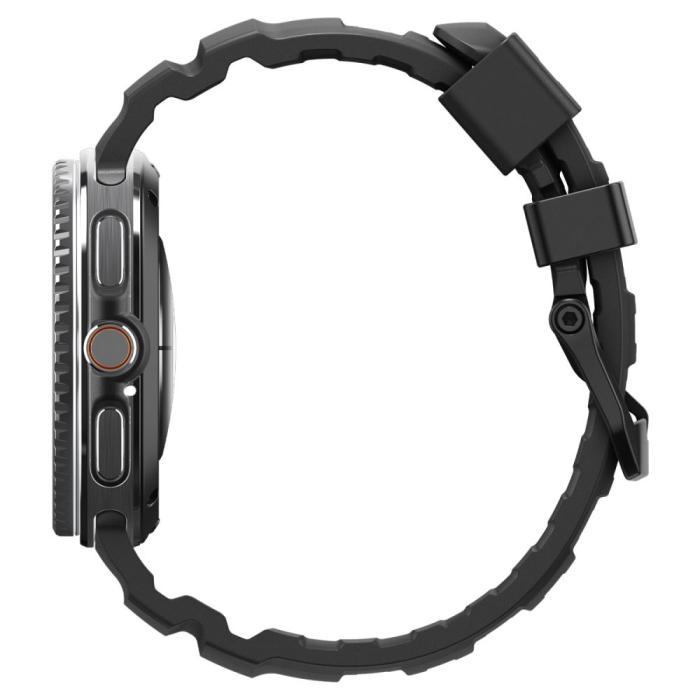 Bild 4, Spigen Spigen Galaxy Watch 8 40/44/46 mm Armband Svart - Teknikhallen.se