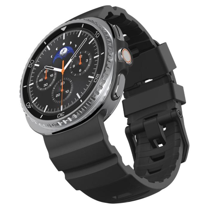 Bild 6, Spigen Spigen Galaxy Watch 8 40/44/46 mm Armband Svart - Teknikhallen.se
