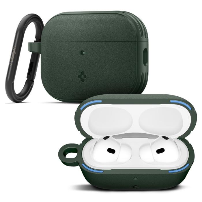 Bild 2, Spigen Spigen AirPods Pro 3 Skal Vault Midnight Green - Teknikhallen.se