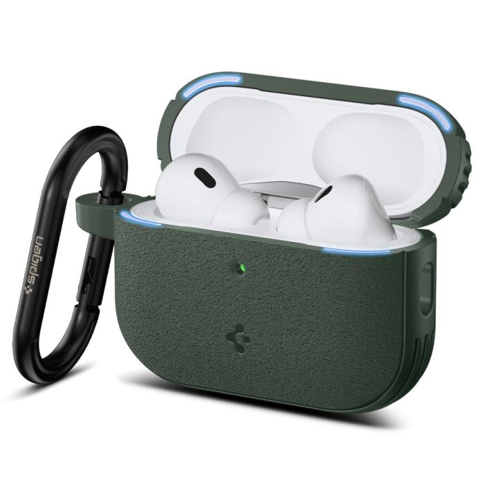Bild 3, Spigen Spigen AirPods Pro 3 Skal Vault Midnight Green - Teknikhallen.se