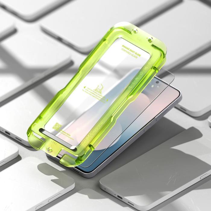 Bild 4, Ringke Ringke Samsung Galaxy S25 FE 2-PACK Easy Slide Skärmskydd - Teknikhallen.se