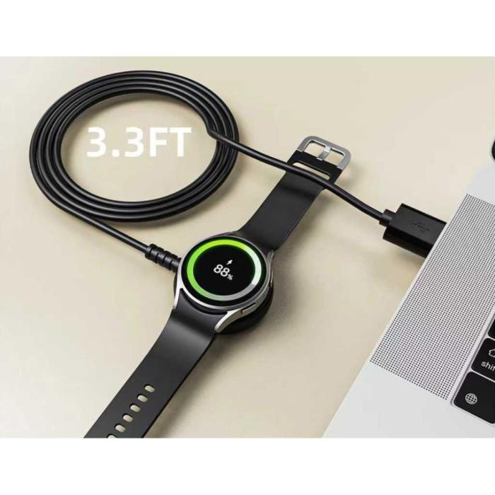 Bild 3, Tech-Protect Tech-Protect 1m Magnetisk Galaxy Watch Laddare USB-A UltraBoost - Teknikhallen.se