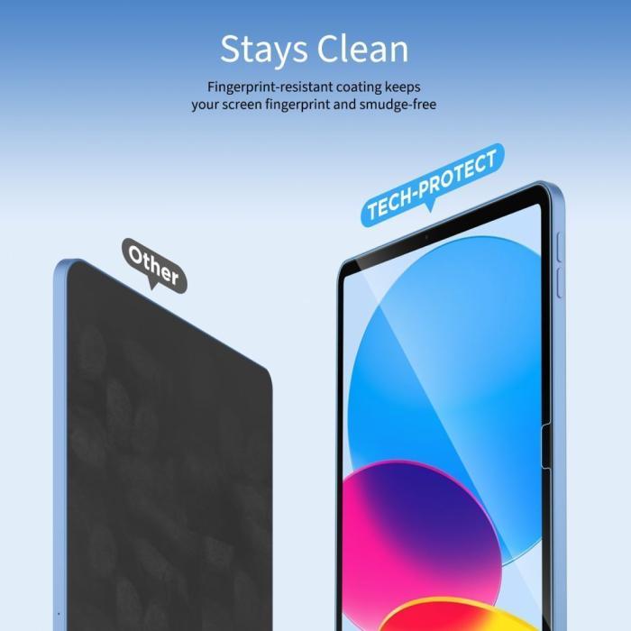 Bild 5, Tech-Protect Tech-Protect Lenovo Idea Tab Plus 2-PACK Skärmskydd GlassFit+ - Teknikhallen.se