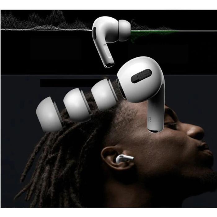 Bild 2, Tech-Protect Tech-Protect AirPods Pro 3 3-PACK Öronpluggar Vit - Teknikhallen.se