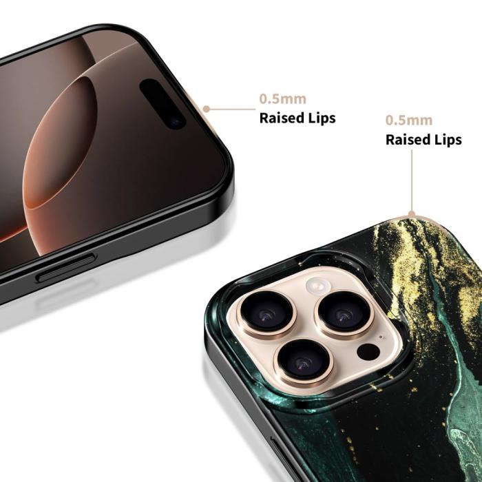 Bild 5, Tech-Protect Tech-Protect iPhone 16 Pro Skal MagSafe Lamano Verde Aura - Teknikhallen.se