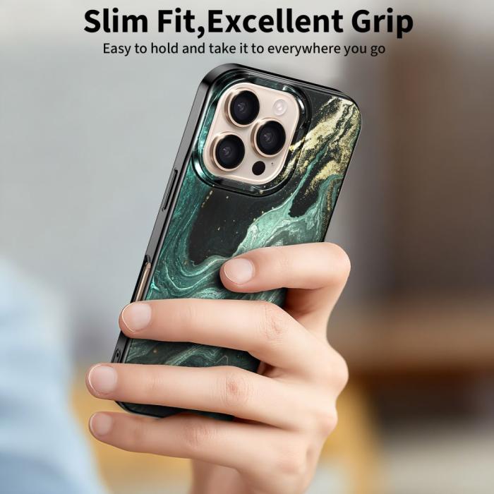 Bild 6, Tech-Protect Tech-Protect iPhone 16 Pro Skal MagSafe Lamano Verde Aura - Teknikhallen.se