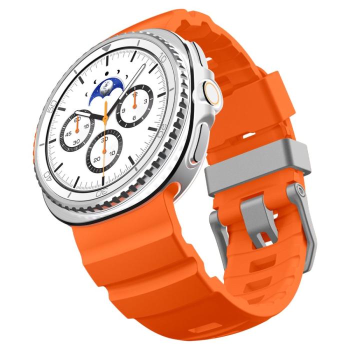 Bild 6, Spigen Spigen Galaxy Watch 8 46/44/40 mm Klockarmband Orange - Teknikhallen.se