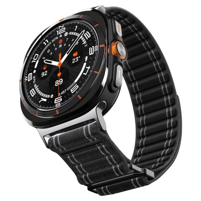 Bild 2, Spigen Spigen Galaxy Watch Ultra (2025) / 47 mm Klockarmband Svart - Teknikhallen.se