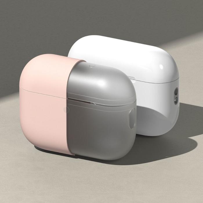 Bild 3, Ringke Ringke AirPods Pro 3 Skal Silikon Pink Sand - Teknikhallen.se