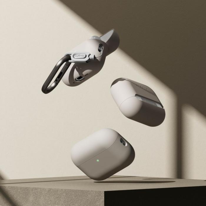Bild 4, Ringke Ringke AirPods Pro 3 Skal Silikon Stone - Teknikhallen.se