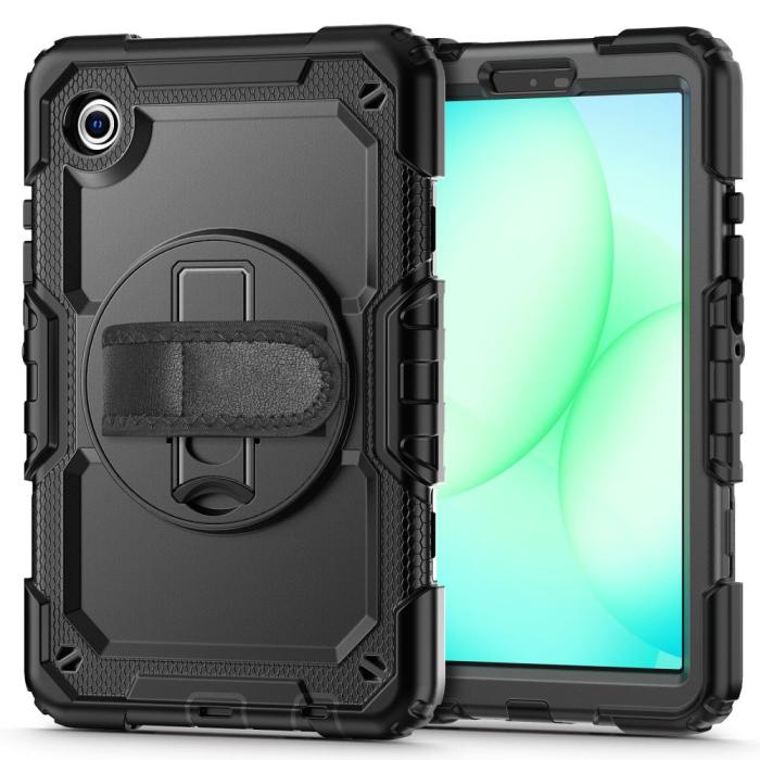 Bild 2, Tech-Protect Tech-Protect Samsung Galaxy Tab A11/A9 Skal 360 Solid Svart - Teknikhallen.se
