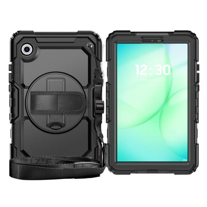 Bild 4, Tech-Protect Tech-Protect Samsung Galaxy Tab A11/A9 Skal 360 Solid Svart - Teknikhallen.se