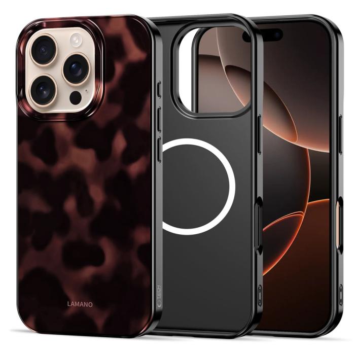 Bild 3, Tech-Protect Tech-Protect iPhone 16 Pro Max Skal MagSafe Lamano Panther - Teknikhallen.se