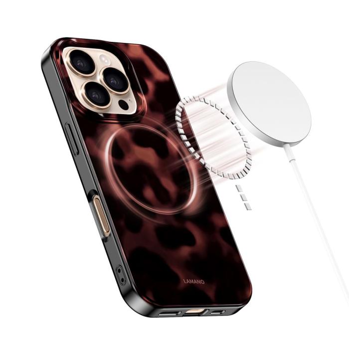 Bild 3, Tech-Protect Tech-Protect iPhone 16 Pro Skal MagSafe Lamano Panther - Teknikhallen.se