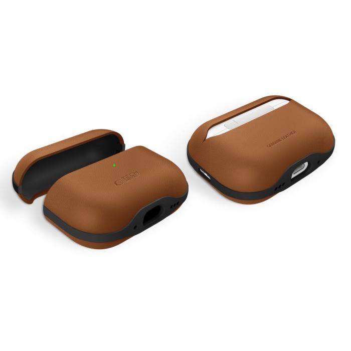 Bild 6, Tech-Protect Tech-Protect AirPods Pro 3 Skal NaturalFit Brun - Teknikhallen.se