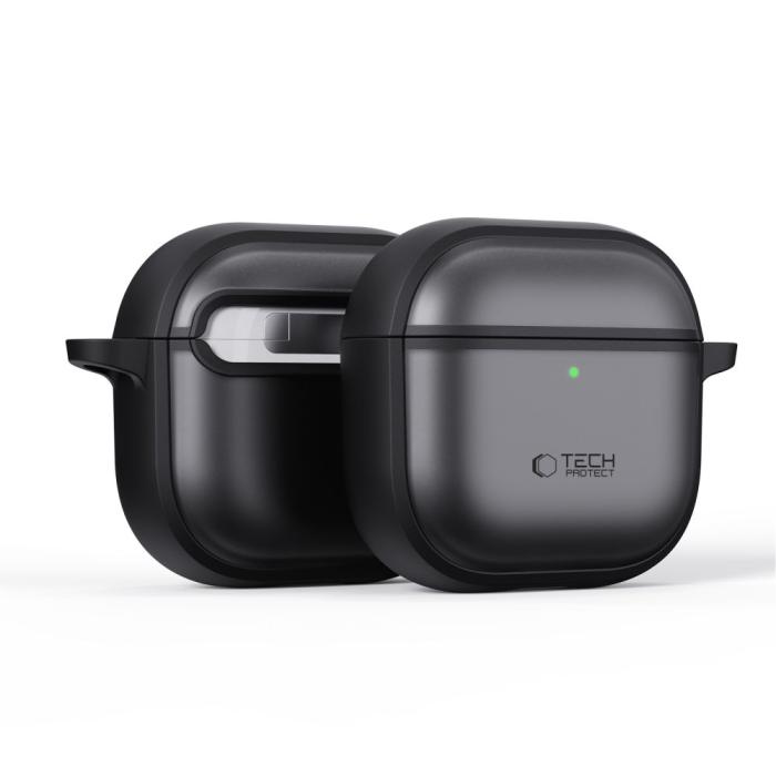 Bild 3, Tech-Protect Tech-Protect AirPods Pro 3 Skal MagMat Matt Svart - Teknikhallen.se