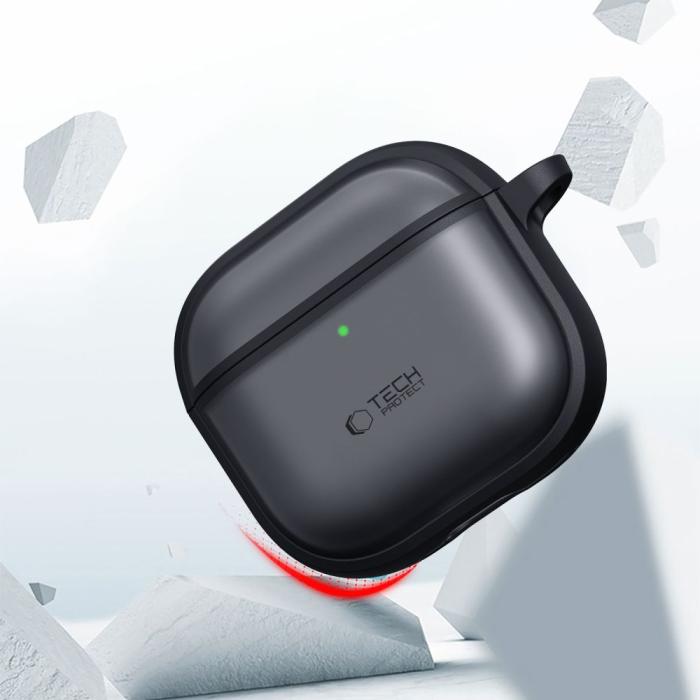 Bild 4, Tech-Protect Tech-Protect AirPods Pro 3 Skal MagMat Matt Svart - Teknikhallen.se