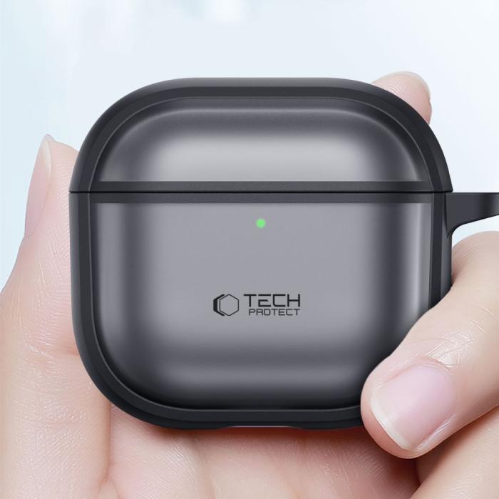 Bild 5, Tech-Protect Tech-Protect AirPods Pro 3 Skal MagMat Matt Svart - Teknikhallen.se