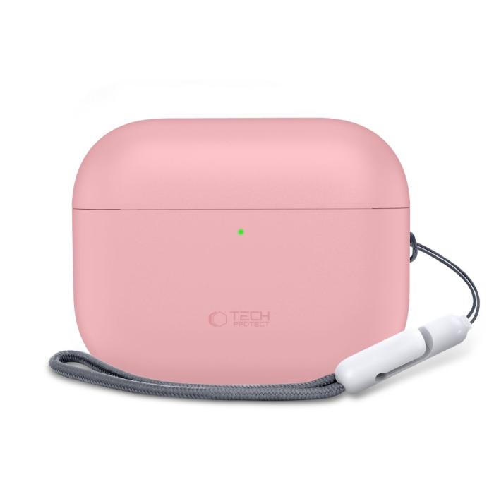 Bild 3, Tech-Protect Tech-Protect AirPods Pro 3 Skal Silicone Dusty Pink - Teknikhallen.se