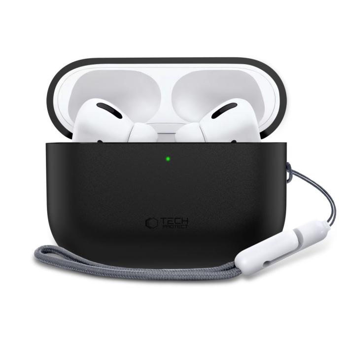 Bild 2, Tech-Protect Tech-Protect AirPods Pro 3 Skal Silicone Svart - Teknikhallen.se