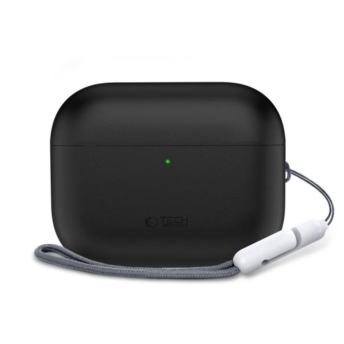 Bild 3, Tech-Protect Tech-Protect AirPods Pro 3 Skal Silicone Svart - Teknikhallen.se