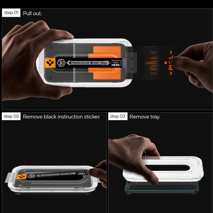 Bild 3, Spigen Spigen Samsung Galaxy S25 FE Linsskydd GLAS.tR 