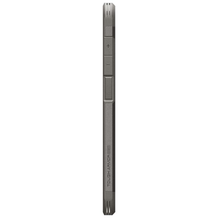 Bild 5, Spigen Spigen Galaxy S25 FE Skal MagSage Tough Armor Gunmetal - Teknikhallen.se