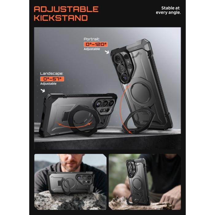 Bild 4, Supcase Supcase Galaxy S26 Ultra Skal MagSafe UB Grip Svart - Teknikhallen.se