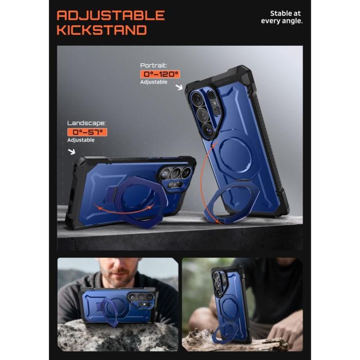 Bild 4, Supcase Supcase Galaxy S26 Ultra Skal MagSafe UB Grip Cobalt - Teknikhallen.se