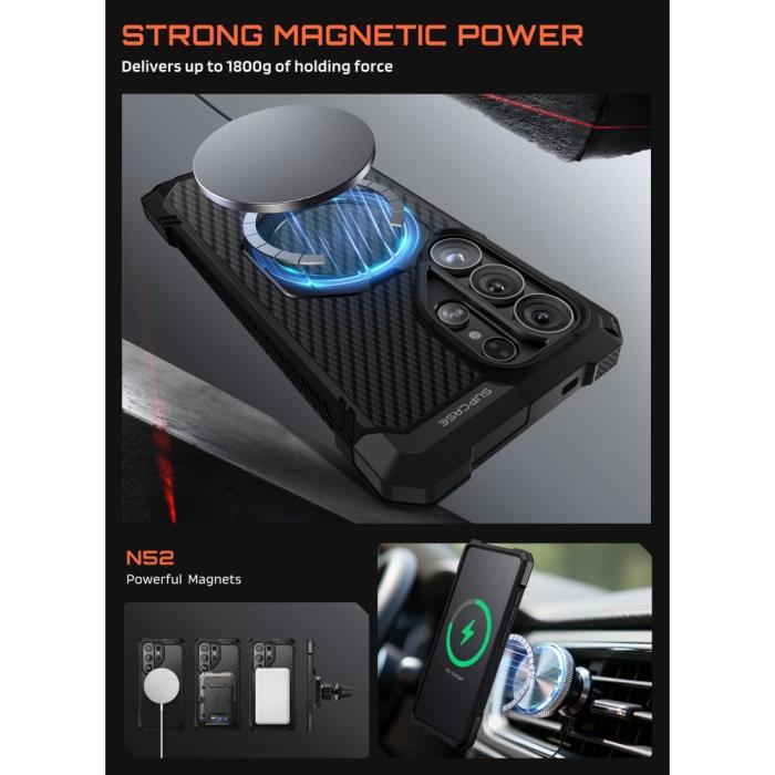 Bild 3, Supcase Supcase Samsung Galaxy S26 Ultra Skal MagSafe UB Grip Aramid - Teknikhallen.se