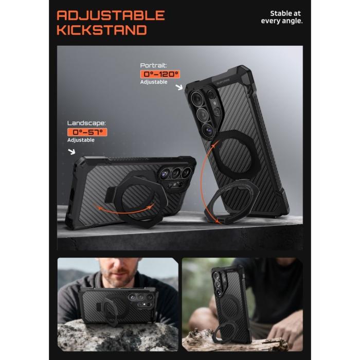 Bild 4, Supcase Supcase Samsung Galaxy S26 Ultra Skal MagSafe UB Grip Aramid - Teknikhallen.se