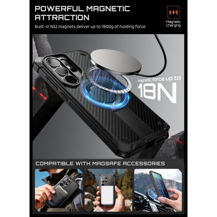 Bild 4, Supcase Supcase Galaxy S26 Ultra 2-SET Skal MagSafe Unicorn Beetle Pro - Teknikhallen.se