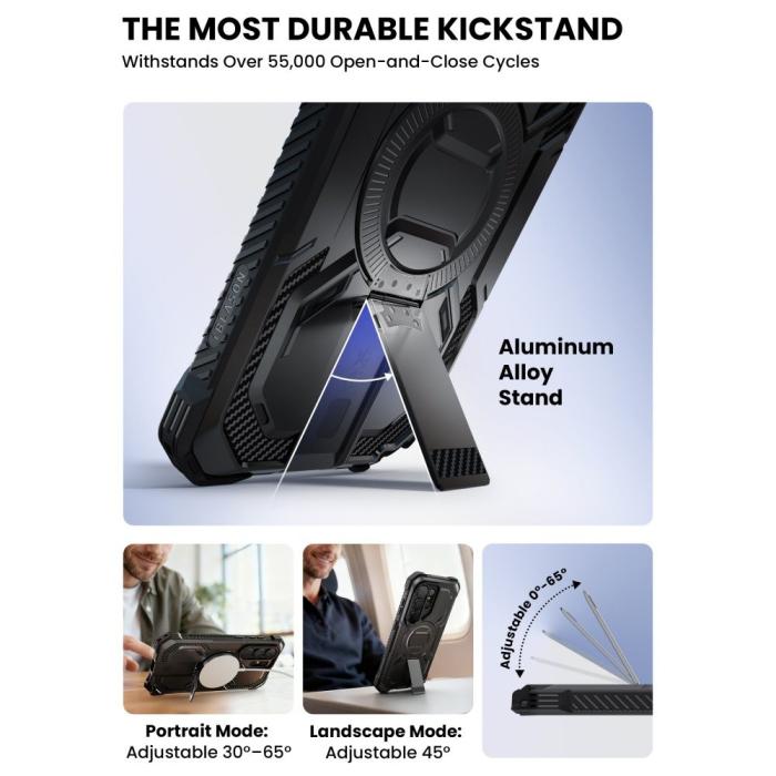 Bild 4, Supcase Supcase Galaxy S26 Ultra Skal MagSafe Iblsn ArmorBox Clip Svart - Teknikhallen.se